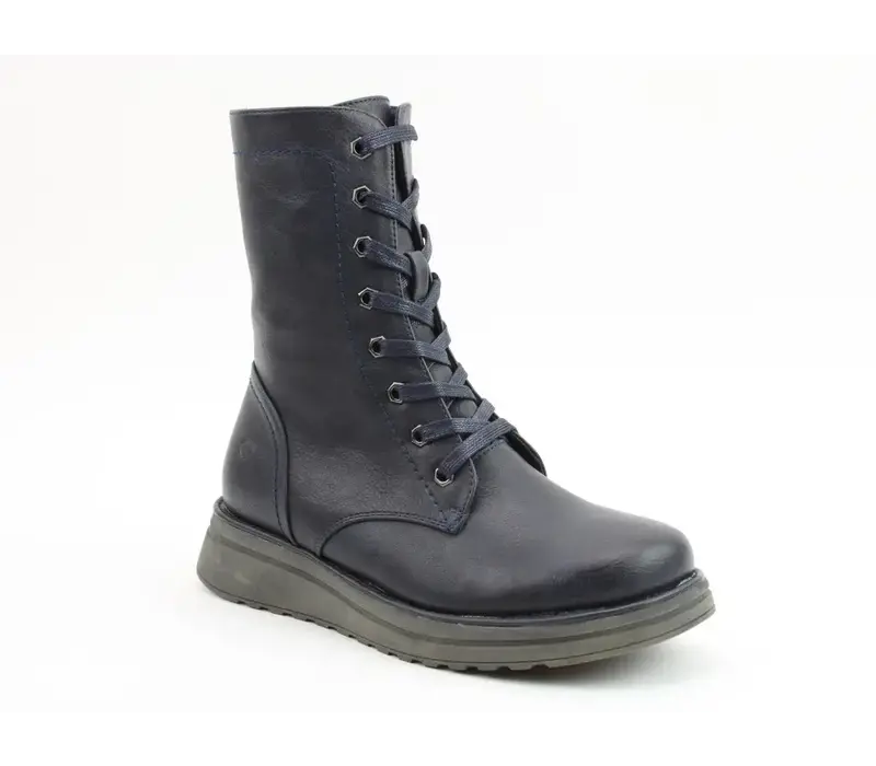 Heavenly Feet MARTINA4 Navy Mid Boot