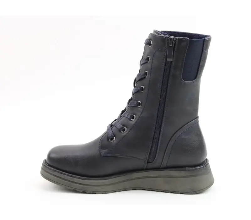 Heavenly Feet MARTINA4 Navy Mid Boot