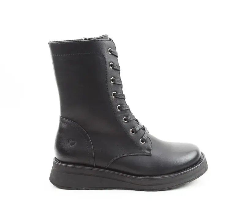 Heavenly Feet MARTINA4 Black Mid Boot