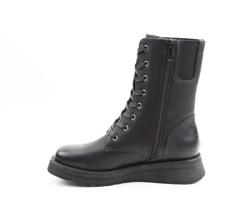 Heavenly Feet MARTINA4 Black Mid Boot
