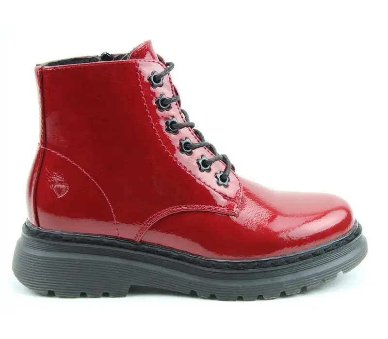 Heavenly Feet HATTIE Red Patent Boots