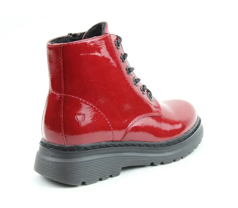 Heavenly Feet HATTIE Red Patent Boots