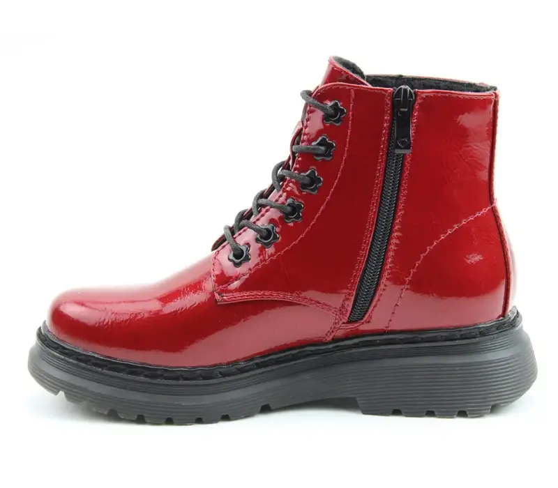 Heavenly Feet HATTIE Red Patent Boots