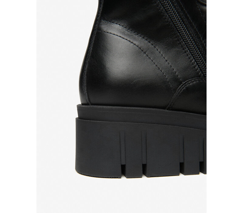 NeroGiardini I514910D Black Side Zip A/Boot