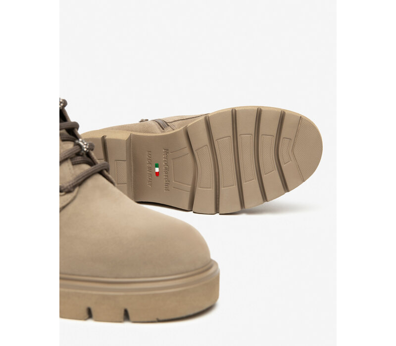 NeroGiardini I514911D Taupe Suede Zip A/Boot