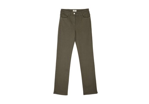 Julie Guerlande Julie Guerlande  Khaki straight leg Stretch Jeans