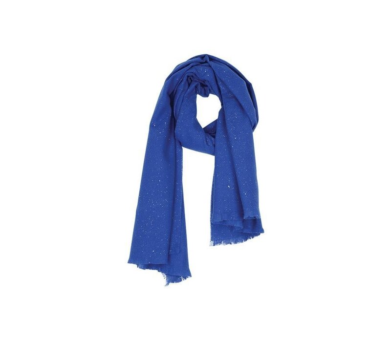 Julie Guerlande  Royal Blue Glitter Scarf