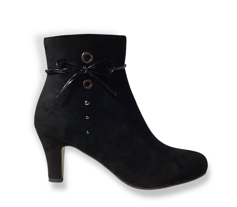REDZ D6032 Black Suede Ankle Boot