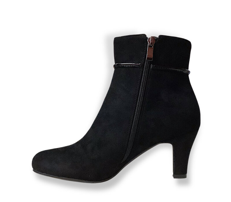 REDZ D6032 Black Suede Ankle Boot