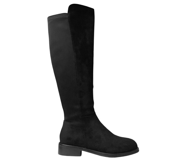 REDZ 10090 Long Black Stretch Boots