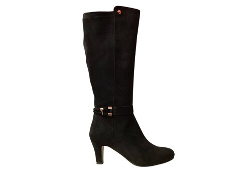 REDZ REDZ D6398 Black Suede Long Boot