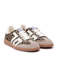 BACK 70 CLOUD Leopard Gum Sole Sneakers