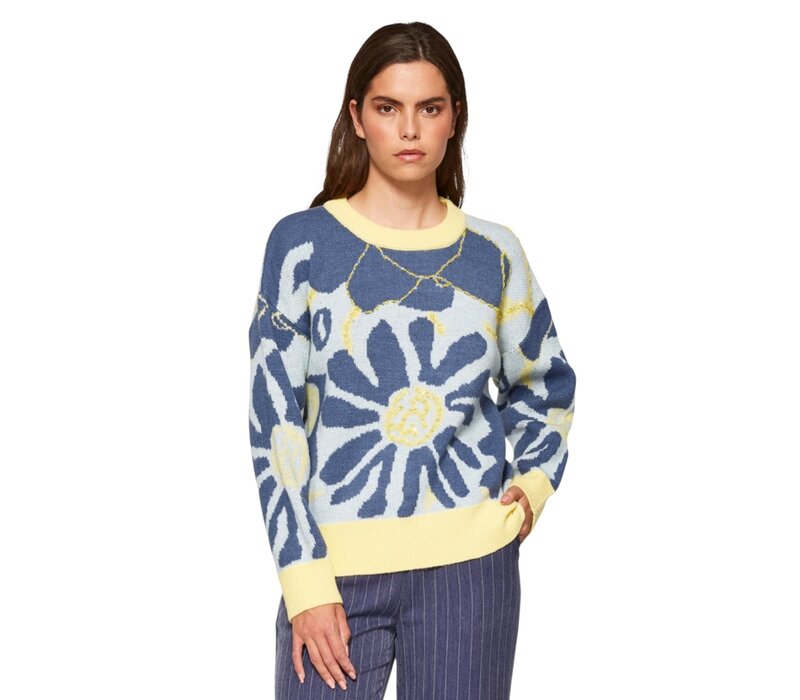 MD’M 3.50.210.14 Blue/Yellow Sweater