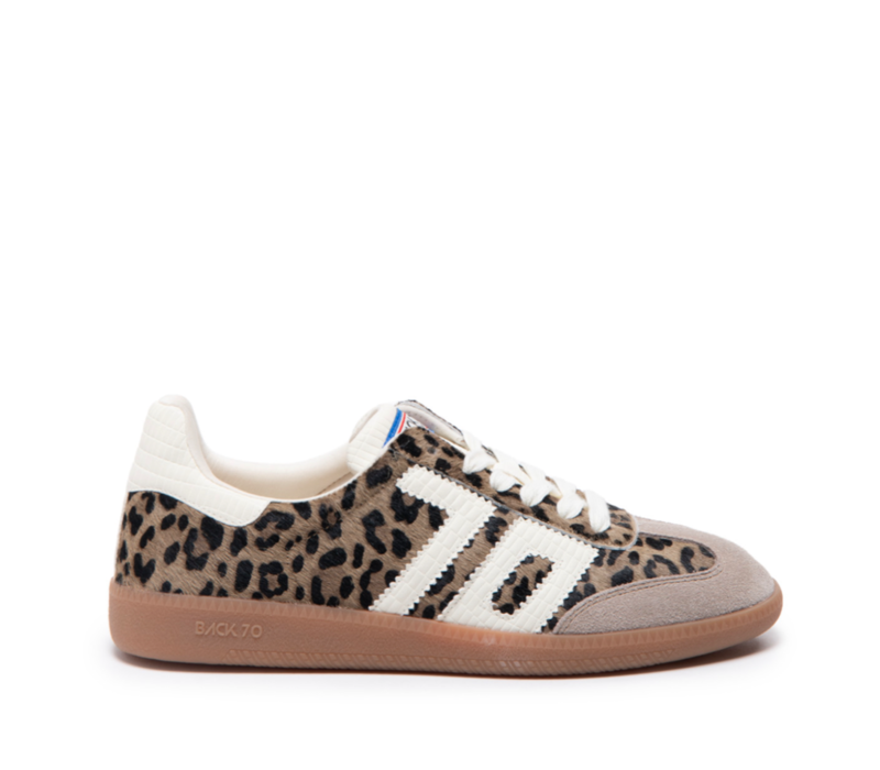 BACK 70 CLOUD Leopard Gum Sole Sneakers