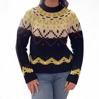 MD’M 3.50.200.20 Navy Fair Isle Sweater