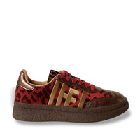 Heavenly Feet STEFFI Bronze /Burg Leo Sneakers