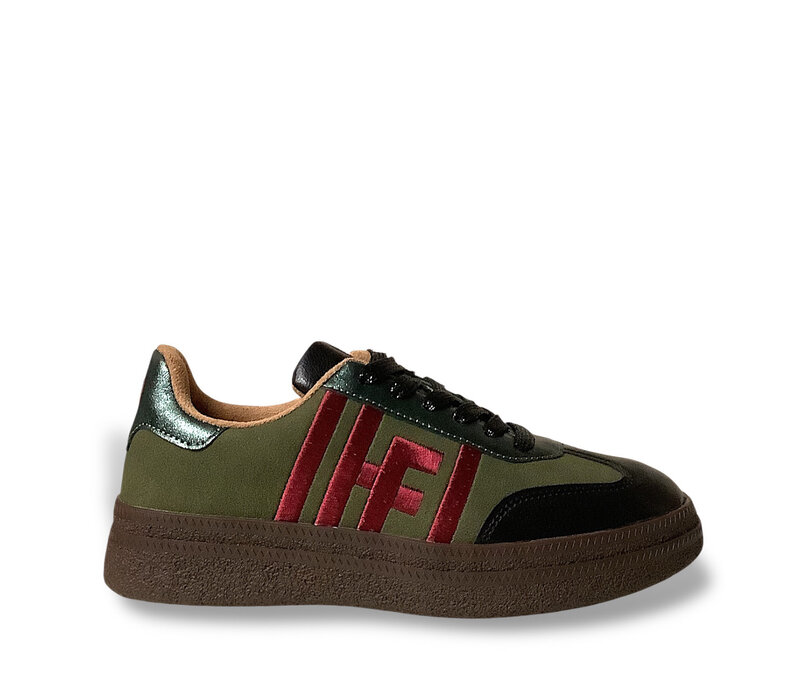 Heavenly Feet STEFFI Khaki/Black Sneakers