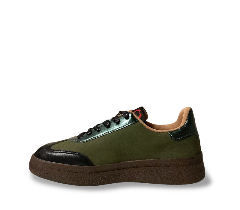 Heavenly Feet STEFFI Khaki/Black Sneakers