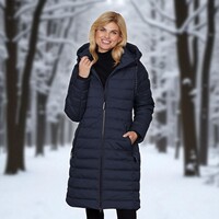 Junge MERETE Navy Quilted Coat