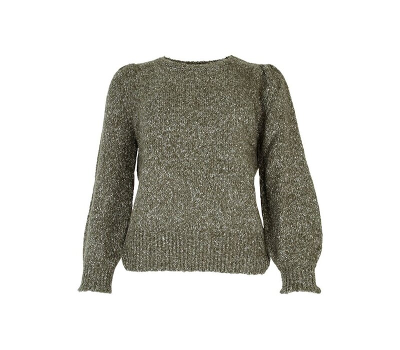Julie Guerlande PU203 Olive Green Sweater