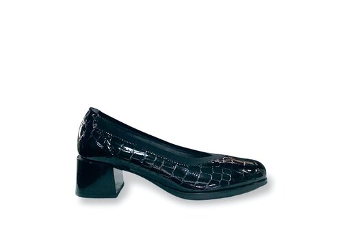 Pitillos Pitillos 10820 Navy Pat. Croc Block Heel