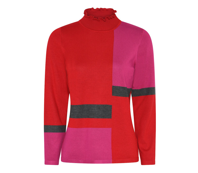 Micha 179 171 Red/Pink High neck Sweater