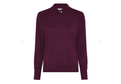 Micha A/W Micha 126 163 Aubergine w/Lurex Sweater