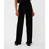 EsQualo A/W Esqualo 30717 Black Velour Plisse Trousers