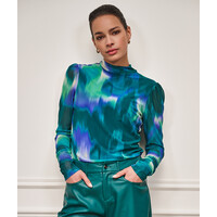 Esqualo 30704 Teal Mesh Top