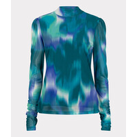 Esqualo 30704 Teal Mesh Top