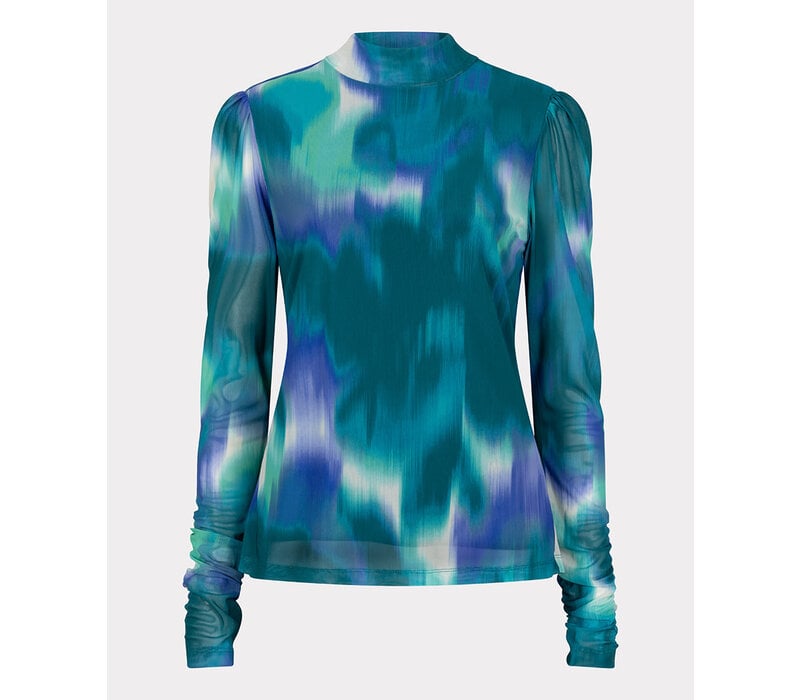 Esqualo 30704 Teal Mesh Top