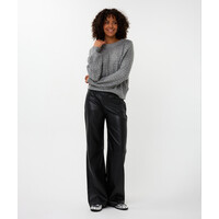 Esqualo 07700 Grey Studded Sweater