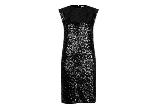 EsQualo A/W Esqualo 08705 Black Sleeveless Sequin Dress