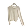 EsQualo A/W Esqualo 07719 Bow Button Soft Cream Sweater