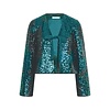EsQualo A/W EsQualo 08707 Teal Sequinned Jacket