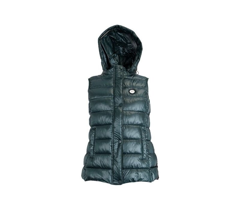 Julie Guerlande Teal Quilted Gilet