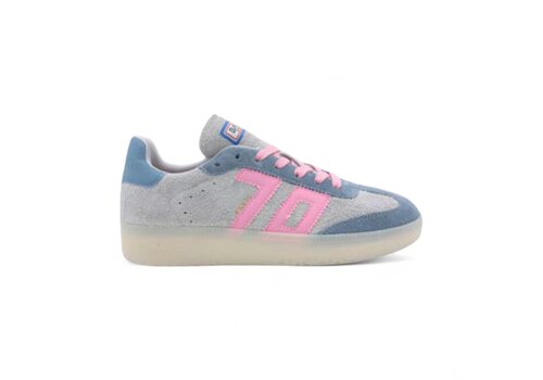 BACK 70 BACK 70 BOSTON Blu/Pink Gum Sole Trainer