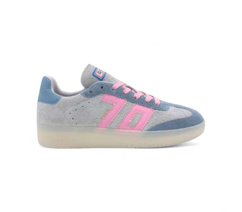 BACK 70 BOSTON Blu/Pink Gum Sole Trainer