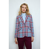 Bariloche LIBICUS Pink/Blue Check Blazer
