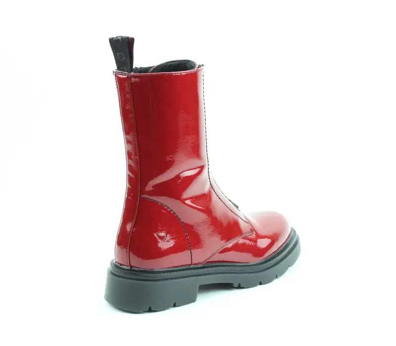 Heavenly Feet BEWLEY Red Patent Zip Boot