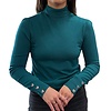 EsQualo A/W Esqualo 07709 Teal Polo Sweater w/Buttons