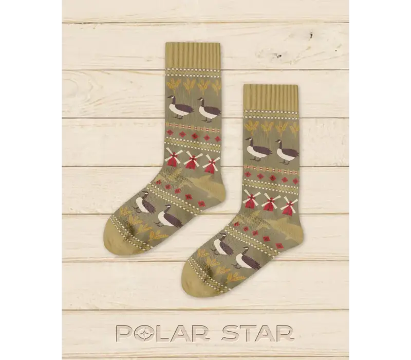 Polar Star Khaki DUCKS Warm Socks