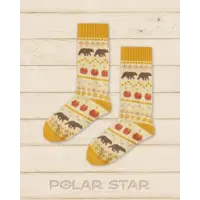 Polar Star Brown BEARS Warm Socks