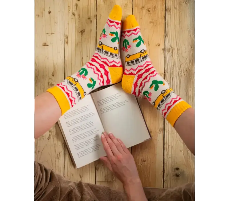 Polar Star Yellow WAGON Warm Socks