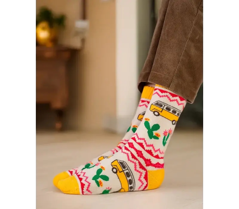 Polar Star Yellow WAGON Warm Socks