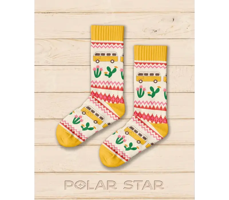 Polar Star Yellow WAGON Warm Socks