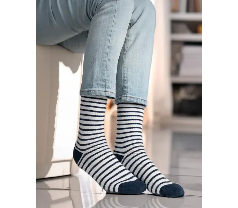 Polar Star Navy STRIPES Warm Socks