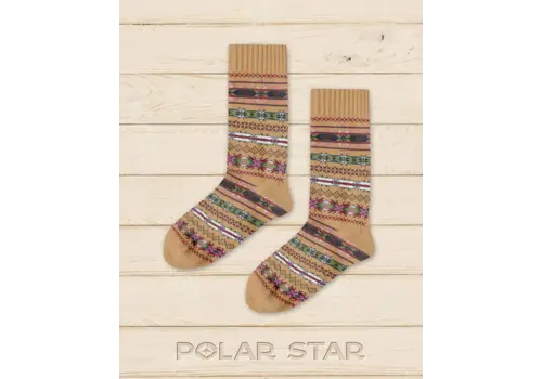 Polar Star Polar Star Tan WOODY Warm Socks
