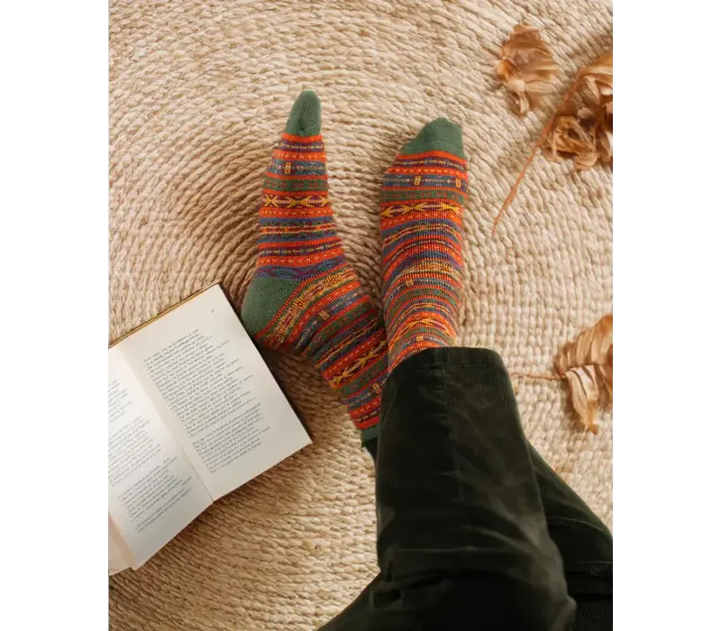 Polar Star Green FOREST Warm Socks