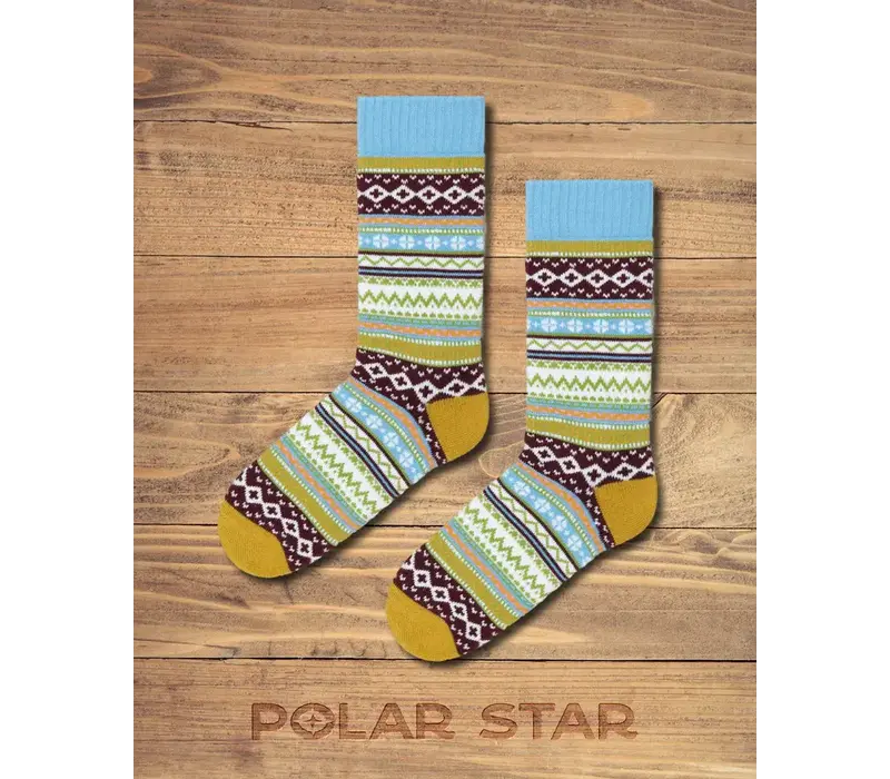 Polar Star Blue multi NORA Warm Socks